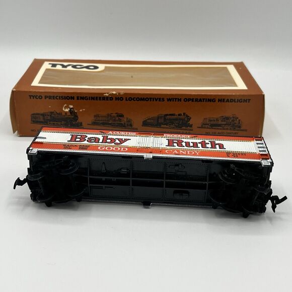 Vintage TYCO HO Baby Ruth Billboard Reefer Car 355C In Original Box Train Set - Picture 7 of 7